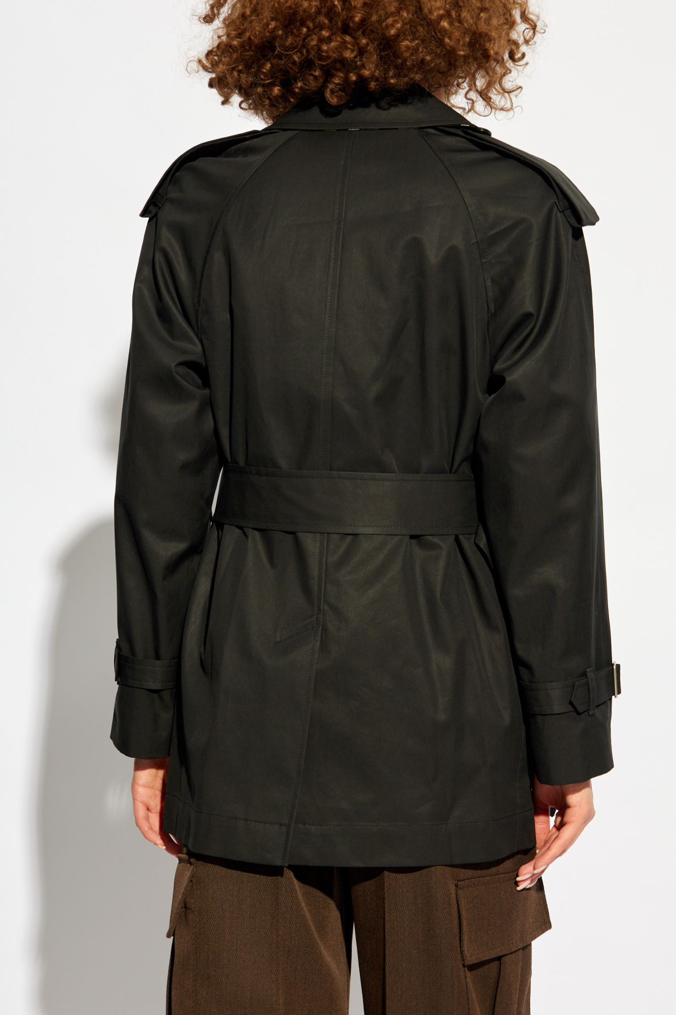 Black Short Trench Coat Burberry Vitkac Spain